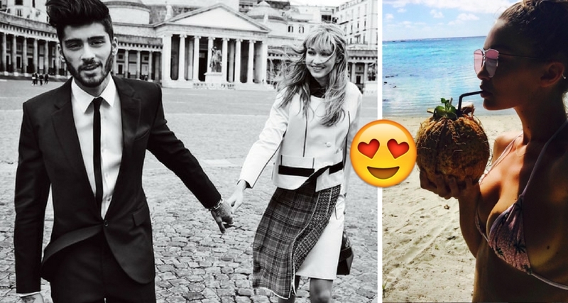 Envidiarás las románticas vacaciones de Gigi Hadid y Zayn