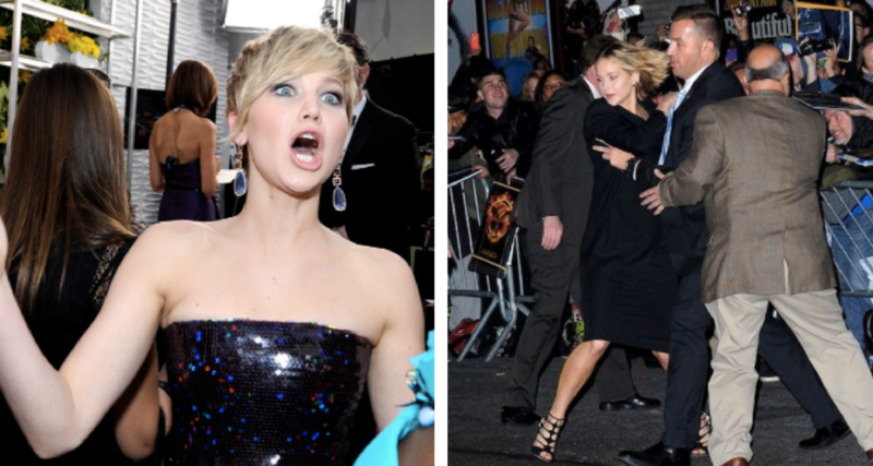 ¡A Jennifer Lawrence le dan miedo sus fans!