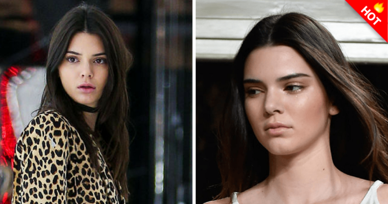 Kendall Jenner enseña de más durante desfile de modas.