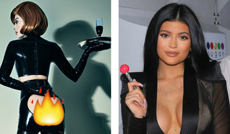 Kylie Jenner enseña TODAS las pompas en sesión gótica