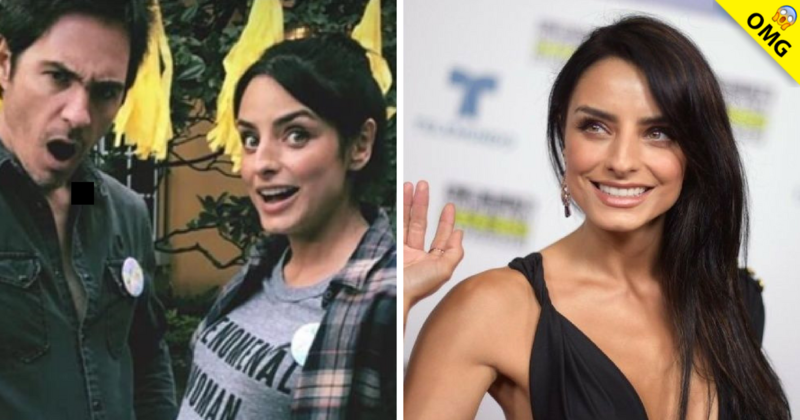 Aislinn Derbez muestra por accidente sus boobs