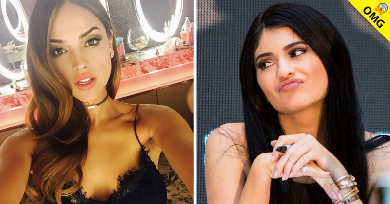 Eiza González intentó adoptar el estilo Kylie Jenner