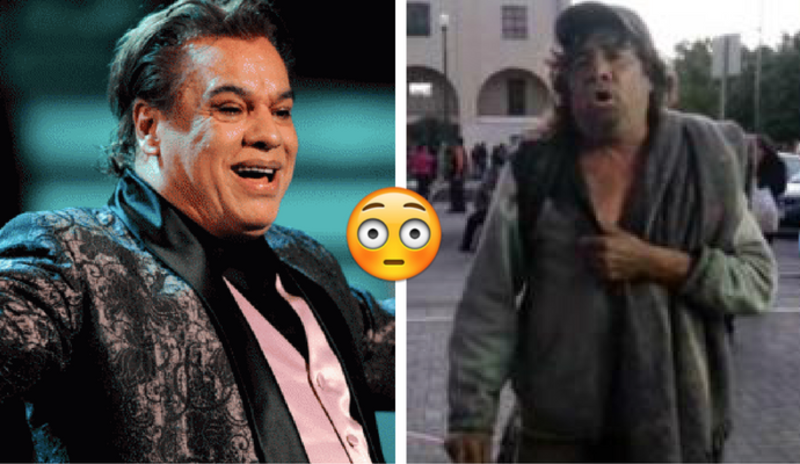 OMG! Un vagabundo imita a Juan Gabriel de forma impresionante