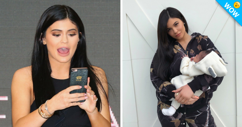 Kylie Jenner revela foto de bebé y es idéntica a Stormi