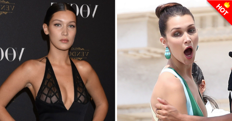 Bella Hadid celebró su cumpleaños enseñando de más.