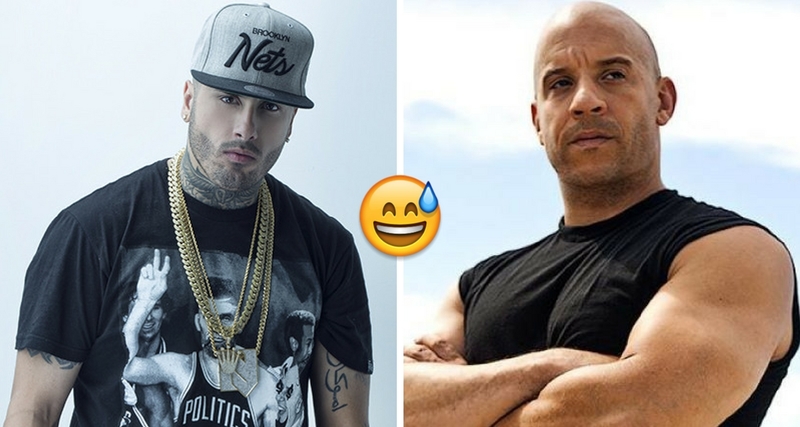 Nicky Jam le da unas clases de español a Vin Diesel  +VIDEO