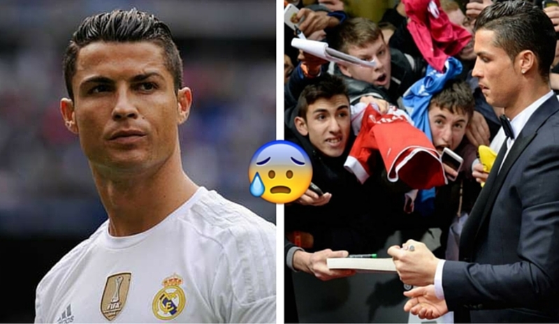 +VIDEO ¡Cristiano Ronaldo EMPUJA a un fan por esta razón!