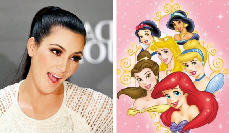 OMG! Las princesas Disney se convierten en Kim Kardashian