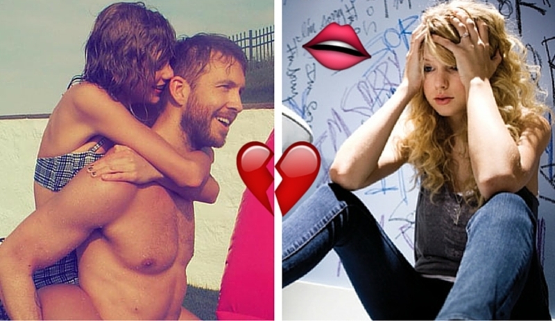 Este fue el último beso de despedida de Taylor  y Calvin Harris