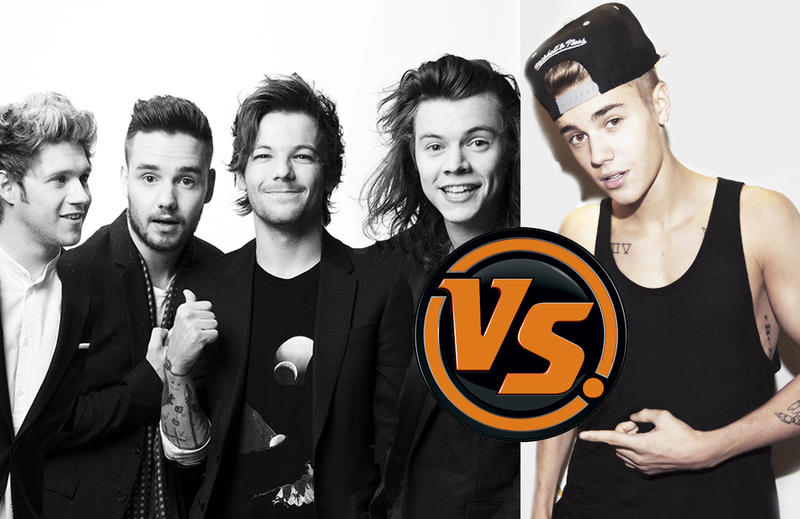 Justin Bieber RETA al fandom de One Direction