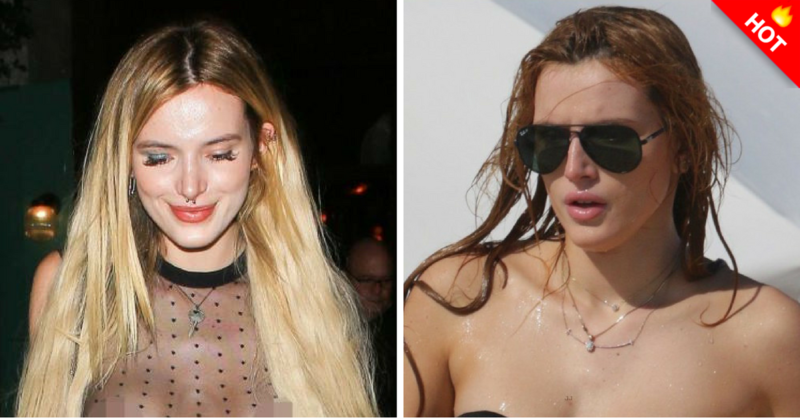 Bella Thorne vuelve a encender las redes enseñando de más.