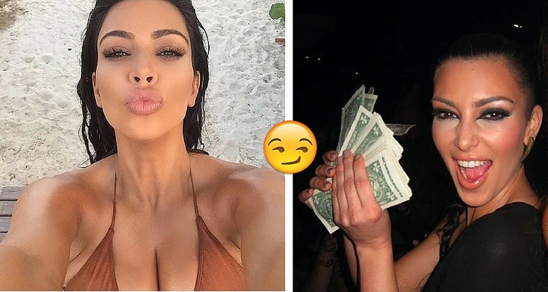 ¡ABSURDO! Esto es lo que recibe Kim Kardashian por cada selfie