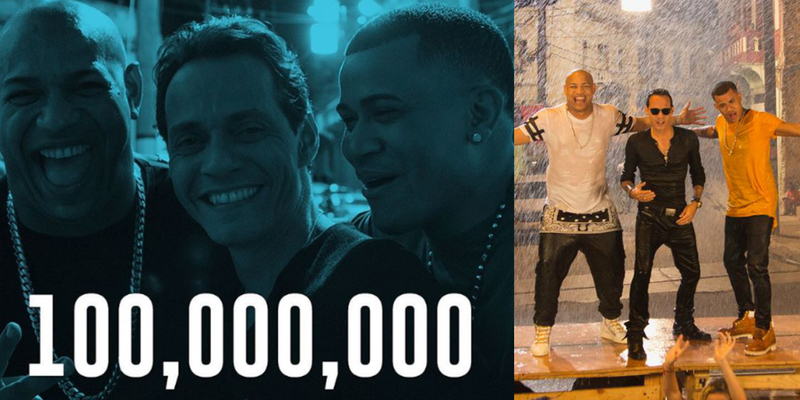 Gente de Zona y Marc Anthony celebran éxito de “La Gozadera”