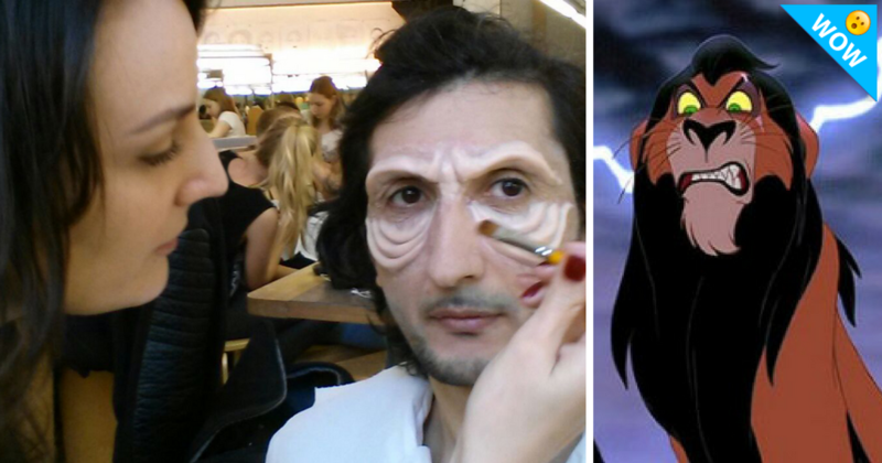 Villanos de Disney recreados con maquillaje