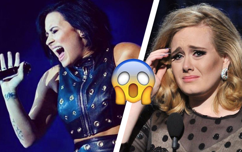 ¿Demi Lovato cantó mejor que Adele su éxito \