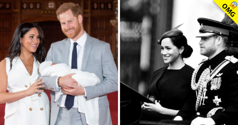 Meghan y el príncipe Harry revelan foto del rostro de su bebé