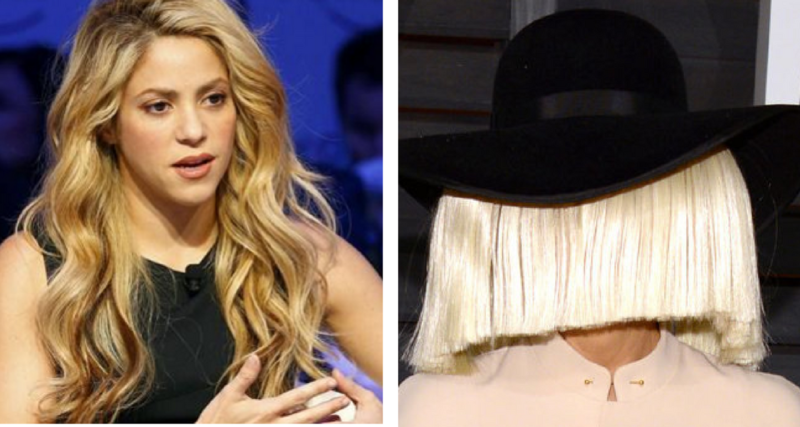 +FOTO Shakira se inspira en Sia y cambia radicalmente de look