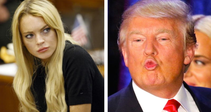 ¡Lindsay Lohan pudo haber sido una conquista de Donald Trump!