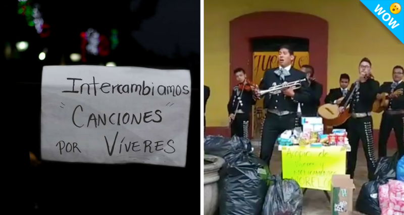 Cambian canciones por donaciones para damnificados.