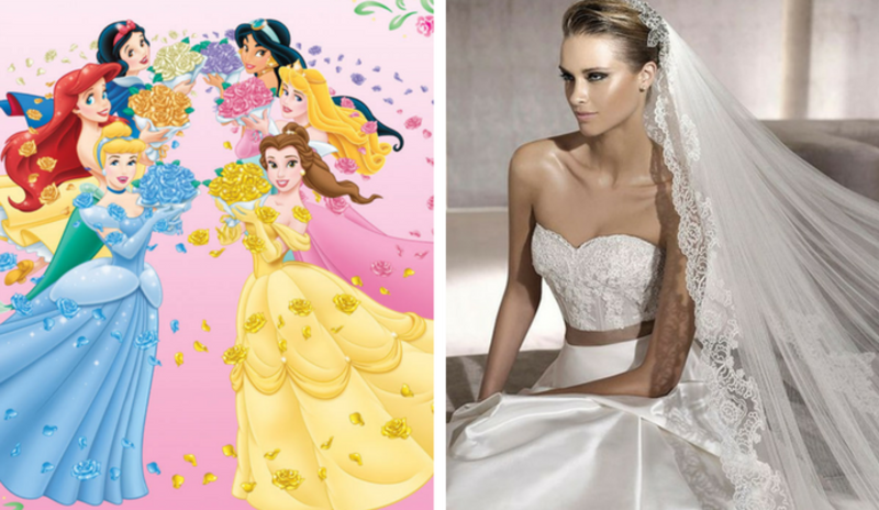 WOW! Vestidos de novia  inspirados en las princesas de Disney