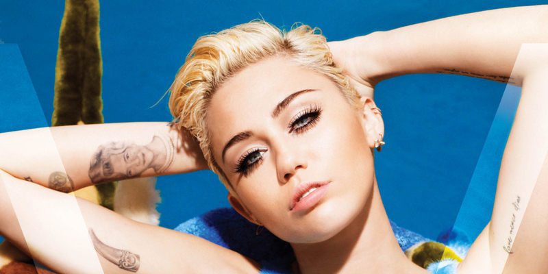 Miley Cyrus posa topless para revista