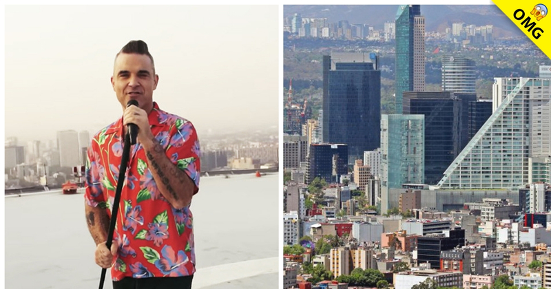 ¡Robbie Williams estrena video grabado en la CDMX!