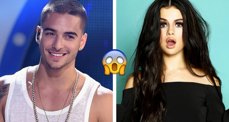 OMG! ¡Maluma acercándose a Selena Gómez!