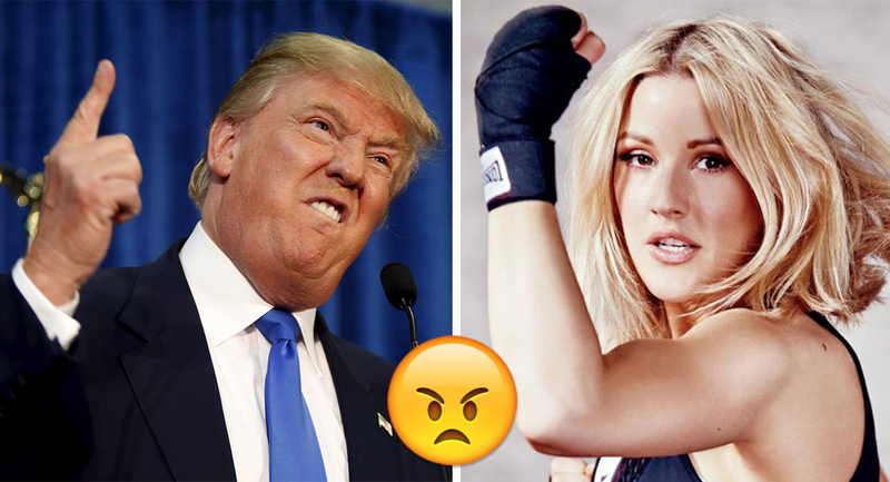 ¡Ellie Goulding ODIA a Donald Trump!