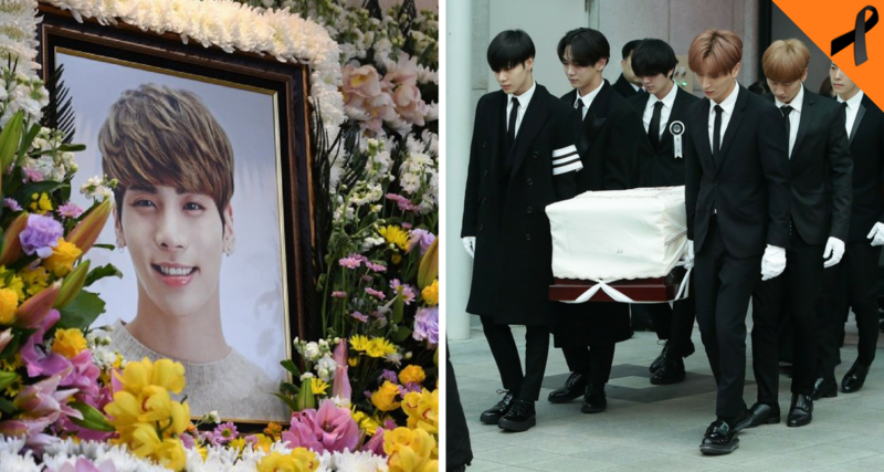 Dan último adiós a Jonghyun y sus fans le rinden homenaje