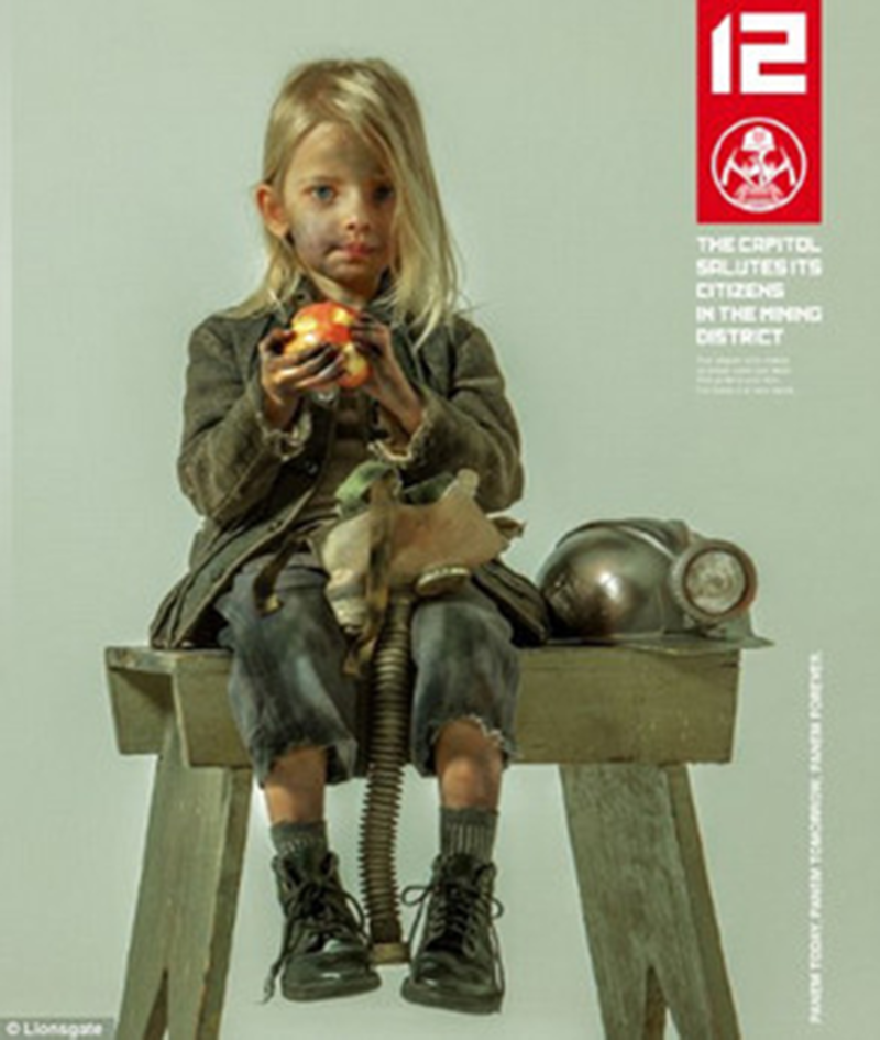 Katniss no aparece en el póster de los juegos del hambre…