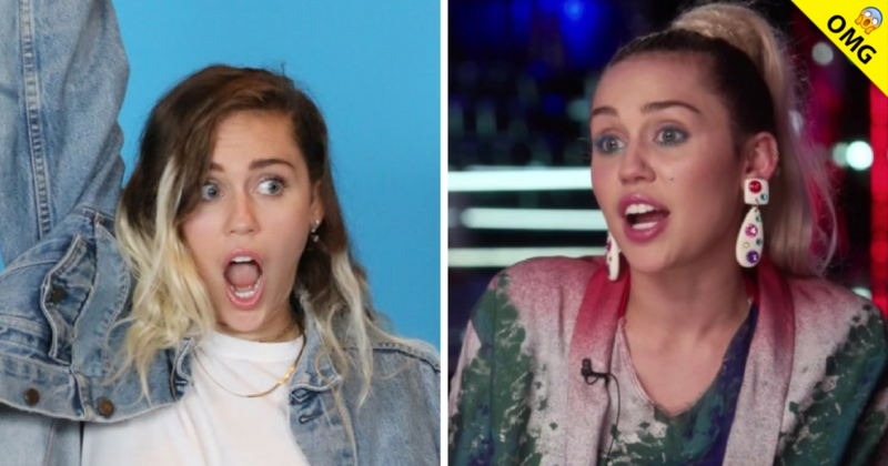 Miley Cyrus aparece en sugerente posición sexual