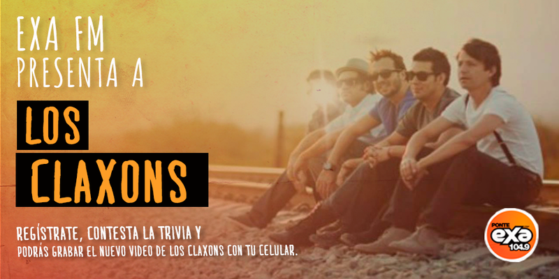 EXA FM 104.9 con los CLAXONS