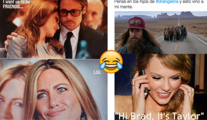 JAJAJA Los mejores memes de la ruptura del año “Brangelina”