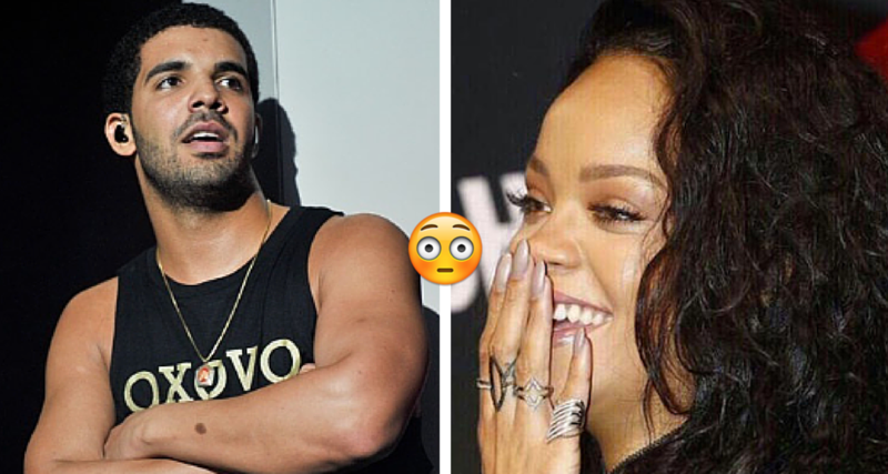 Drake no se aguantó y le plantó un besote a Rihanna en PÚBLICO