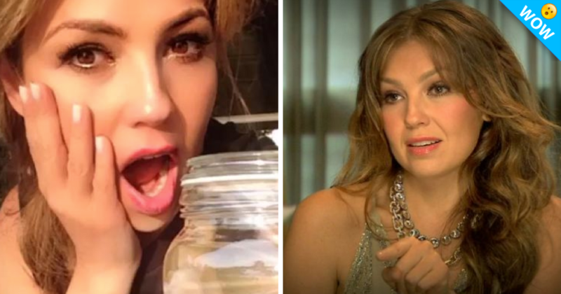 ¿Thalia con ratas en su casa?