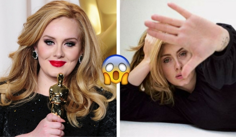 OMG! Adele no usará maquillaje nunca más