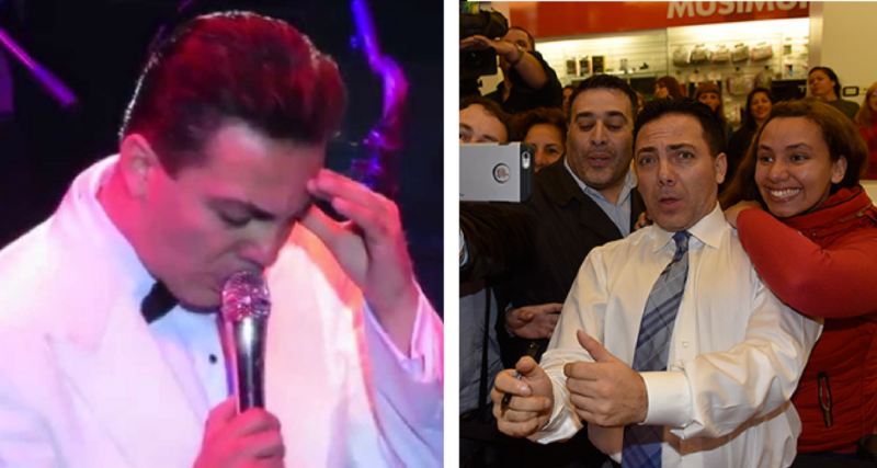 +FOTOS ¡Así besó esta fan a Cristian Castro!