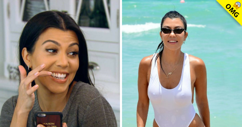 Kourtney Kardashian se come su traje de baño con su zona íntima