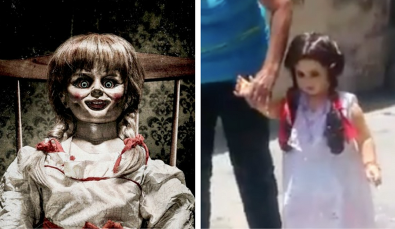 ¡Qué miedo! Esta muñeca podría ser Anabelle en la vida real