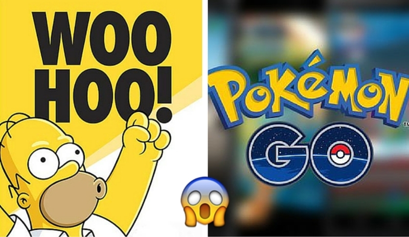 COOL! +VIDEO llega a Los Simpson el furor de Pokémon GO