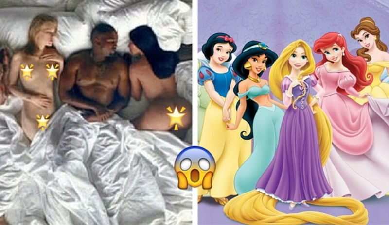 Recrean escena de Famous con los personajes de Disney