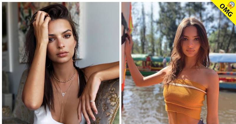 Emily Ratajkowski visitó Xochimilco durante su visita a México