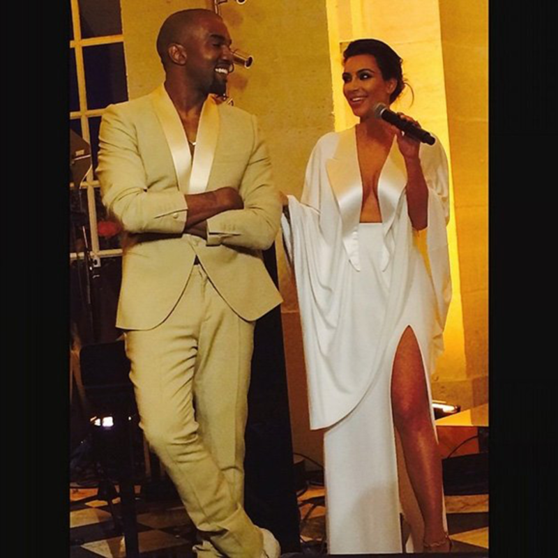 ¡Kanye West y Kim Kardashian ya son marido y mujer!