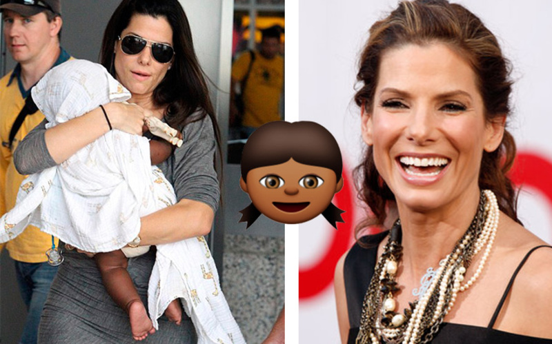 +FOTOS ¡Sandra Bullock adoptó a una niña!