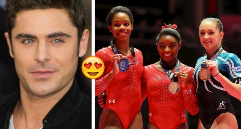 ¡Zac Efron cumple la fantasía de una medallista olímpica!