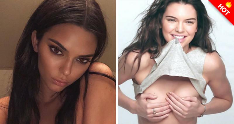 Kendall Jenner reta a Instagram y deja sus boobs al descubierto