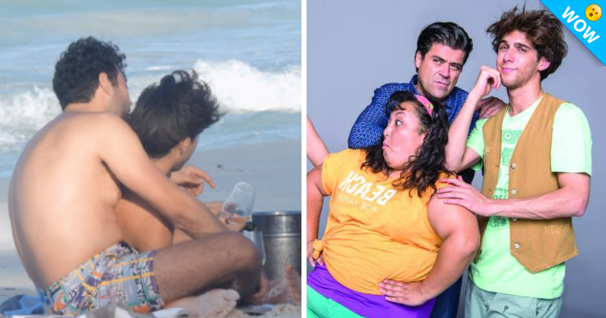 Revelan fotos de Mauricio Garza besándose con otro hombre