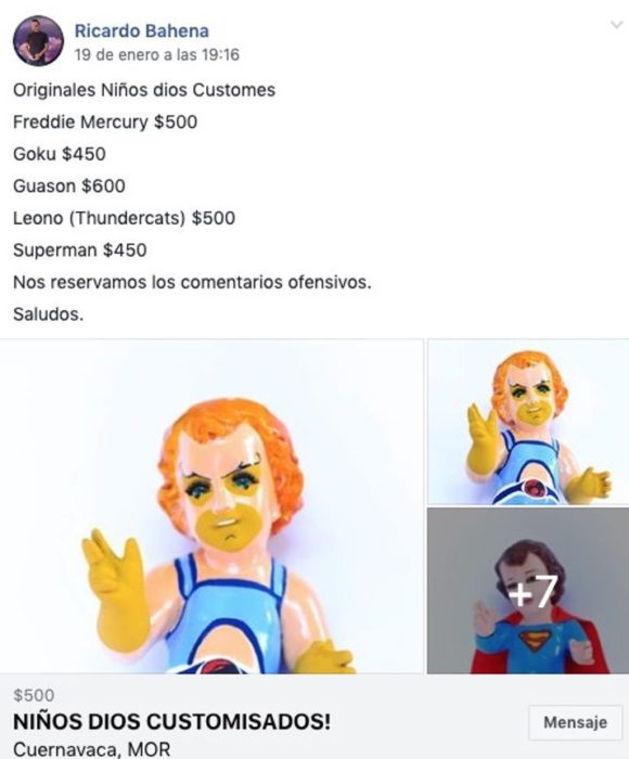 Niños dios disfrazados