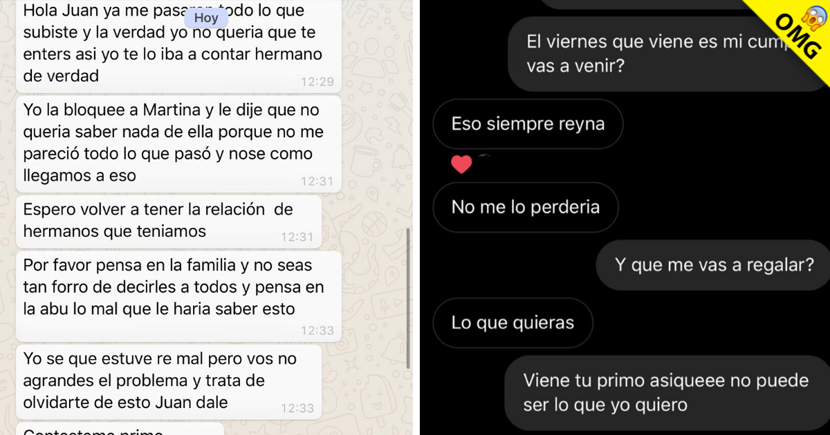 Chico descubre que su novia la engaña con su primo