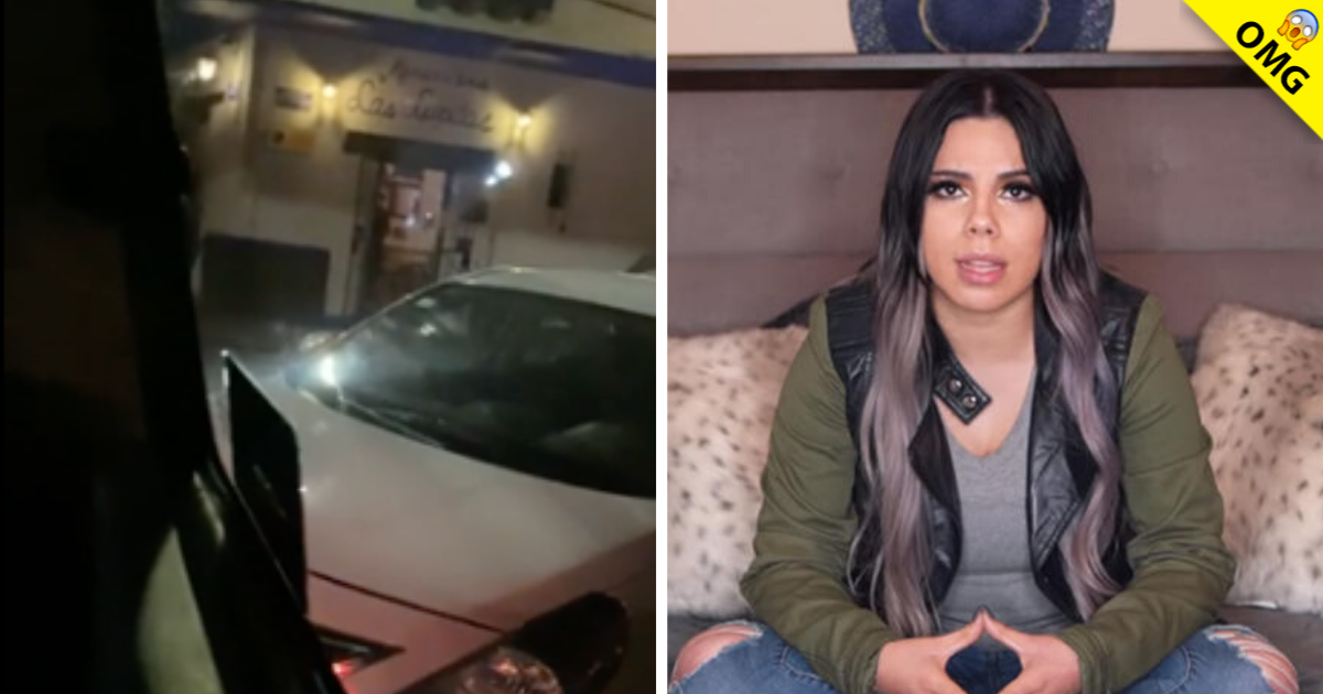 Lizbeth Rodríguez sufre accidente en auto